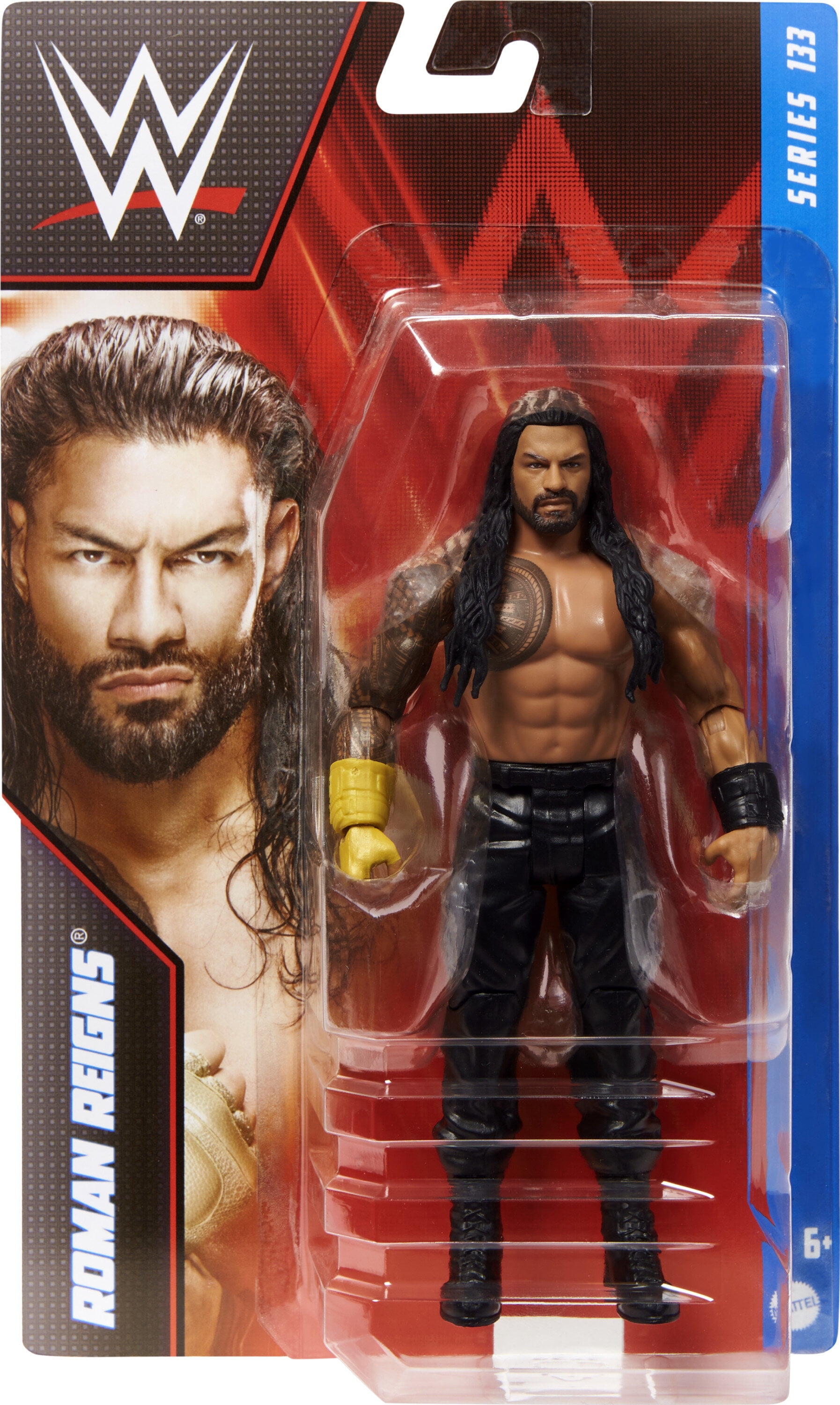 WWE Roman Reigns Action Figure, 6-Inch Collectible For Ages 6 Years Old & Up