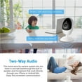 thumbnail image 3 of 180 Degree Panoramic Camera Wide Angle 1.44mm Fisheye 1080P Indoor Two Way Audio Day and Night Vision ICSEE APP WiFi CCTV Camera, 3 of 6