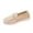 #008-Khaki, variant on Women's Fashionable Casual Versatile Slip-On Loafers with Metal Chain Detail Flat Comfortable Spring Summer Shoes for Daily Wear and Commuting