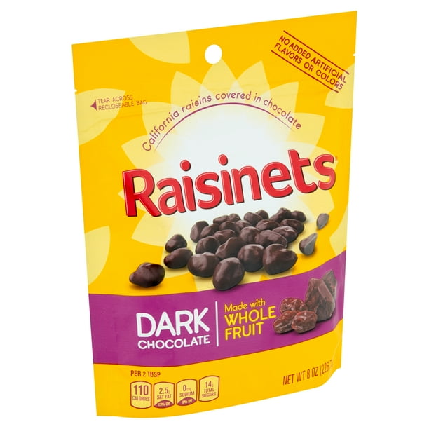 California Raisins Covered in Dark Chocolate, 8 oz Walmart
