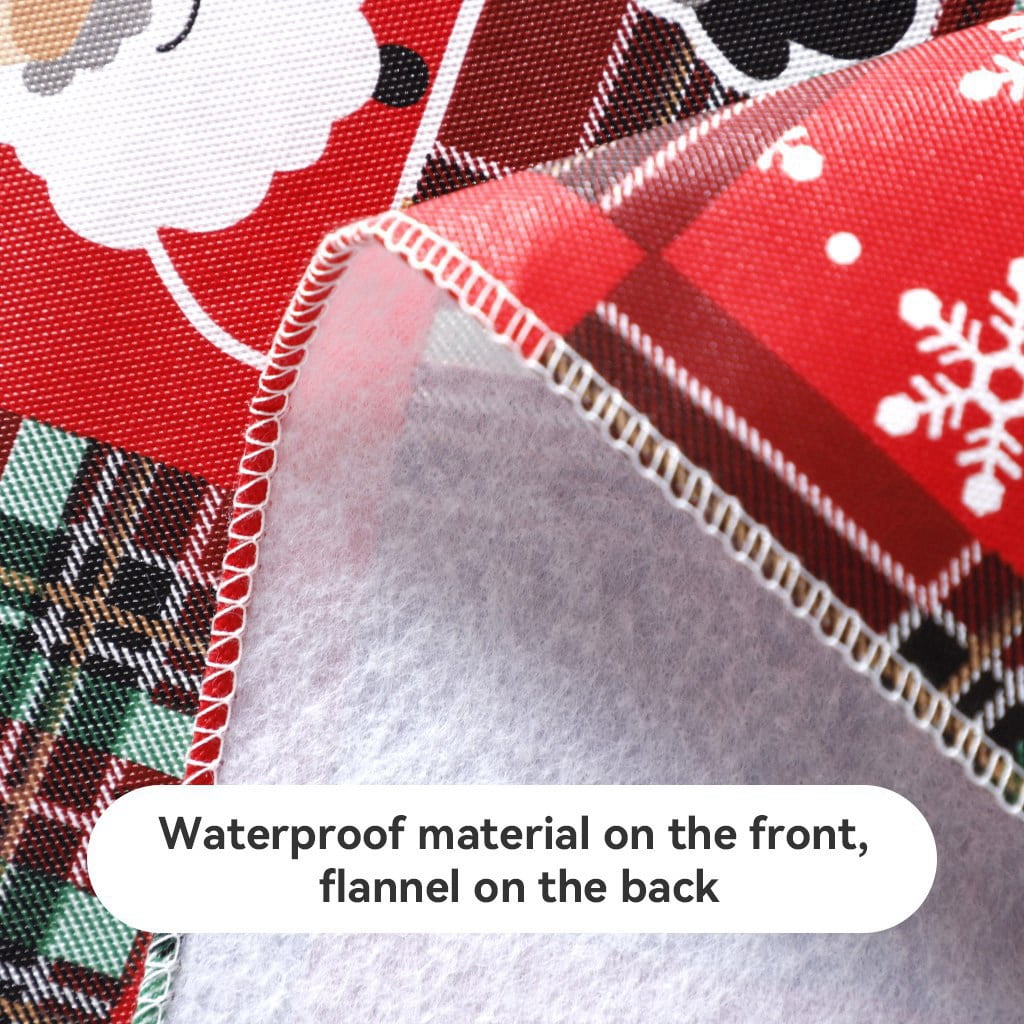 Ray Star 52x90in Christmas Rectangle Tablecloth - Waterproof Spill Proof Red Table Cover, Washable Table Cloths for Dinner, Parties, Holiday Decorations