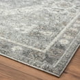 thumbnail image 3 of Luxe Weavers Vintage Oriental Medallion Gray 9x12 Area rug, Indoor Carpet, 3 of 9