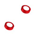 thumbnail image 1 of Cinta de papel de regalo Matsuzay multicolor para manualidades DIY poliéster ancho rojo 26 2Conjunto, 1 of 6