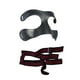 thumbnail image 5 of Protectores nasales, protector facial, protector facial a prueba de golpes, mascarilla facial ajustable banda roja negra, 5 of 9
