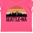 thumbnail image 4 of Inktastic Seattle Washington Skyline Sunset Boys or Girls Toddler T-Shirt, 4 of 5