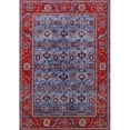 thumbnail image 1 of Ahgly Company Indoor Rectangle Mid-Century Modern Light Purple Blue Oriental Area Rugs, 2' x 3', 1 of 6