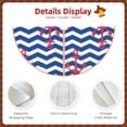 thumbnail image 3 of Sikiie Nautical Anchors Nativity Christmas Tree Skirt, Jesus Christian Winter Holiday Tree Mat Decoration(30-48IN)30", 3 of 6