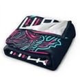 thumbnail image 2 of ZICANCN Anti-Pilling Flannel Bed Throw Blankets E-Sports Neon Logo , Couch Ultra Soft Micro Fleece Sofa Bed Camping Travel Blanket for Adults 80"x60", 2 of 8