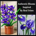 thumbnail image 4 of Set de construcción CUBIMANA Flowers Botanicals Iris con 808 piezas, 4 of 9