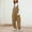 Beige, variant on pstuiky Women's Jumpsuits, Solid Color Loose Long Outfits for Vacation Trendy Rompers for Women Dressy Black L