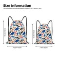 thumbnail image 2 of Balery Cute Sea Animals Pattern Drawstring Backpack Bag Sport Gym Sackpack Cinch Bags Pattern Drawstring Backpack Bag Sport Gym Sackpack Cinch Bags -Small, 2 of 6