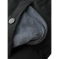 thumbnail image 6 of KVE Men's Hooded Winter Coat Warm Puffer Jacket Thicken Quilted Jacket Dark Grey XX-Large, 6 of 9