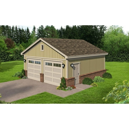 763-6171: Garage Traditional 0 Bed, 0 Bath Luxury Home Plan, 0 Sq Ft: Full Blueprints with License to Build by Home Plan Marketplace - Lesuto