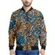 thumbnail image 2 of Chaqueta con cremallera y estampado azteca colorido para hombre, exquisita chaqueta con estampado 3D, tops de gran tamaño para primavera y otoño, chaquetas de manga larga para uso diario, 2 of 4