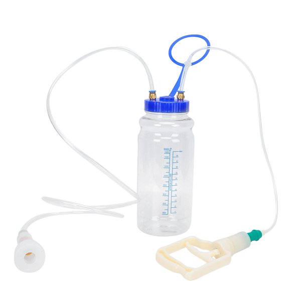 Portable Manual Goat Milking Machine – Single-Head Hand Pump Milker For Sheep & Goats, 2L Food-Grade Plastic Bottle