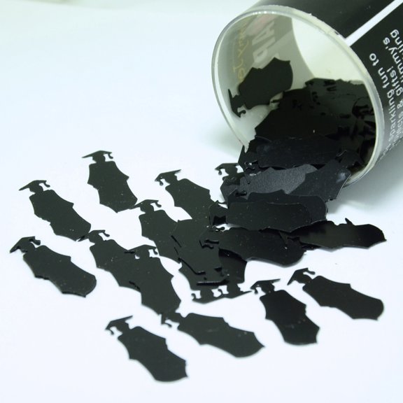 Confetti Grad Standing Black - Pouch (1/2 oz) - CCP9070