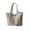 White, variant on Large Capacity Tote Bag, Corduroy Shoulder Bag with Zipper Pocket, Stylish Casual Handbag for Work Travel, Durable Daily Storage Bag, Gift for Women