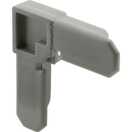 

1PK Prime-Line 3/4 In. x 5/16 In. Gray Plastic Frame Corner (100-Count)