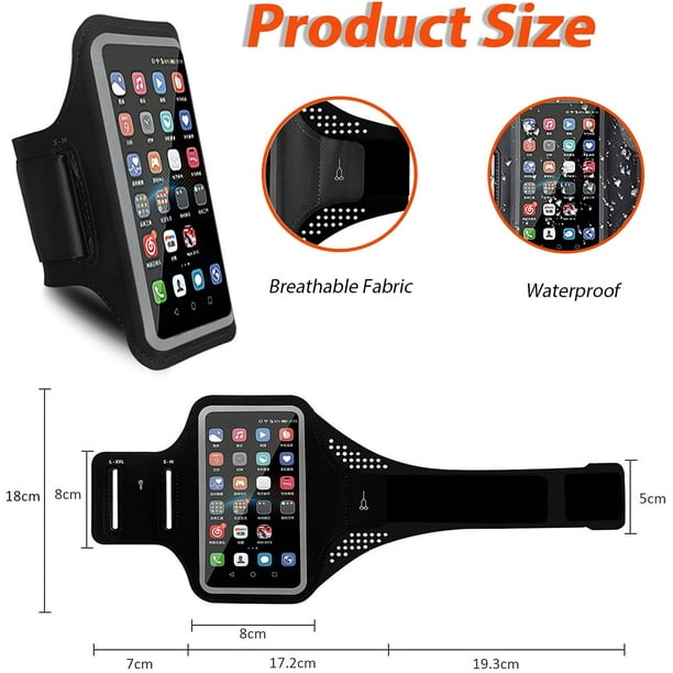 Armband for Cell Phone Running Armband Phone Holder for iPhone Armband 2  Pro Max X XR XS Max 0 8 7 6s Plus Smartphone ID,Phone Armband Sleeve Fit