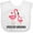 AA-White, variant on Inktastic Grandma Loves Me Flamingo Grandchild Girls Baby Bib