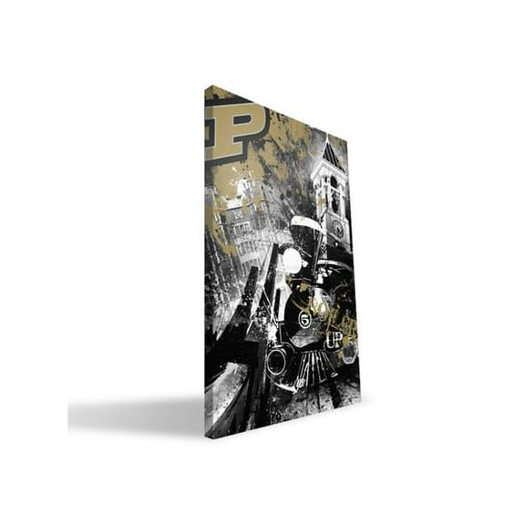 Paulson Designs PURSP2436 Purdue Spirit Canvas, 24 x 36 in.