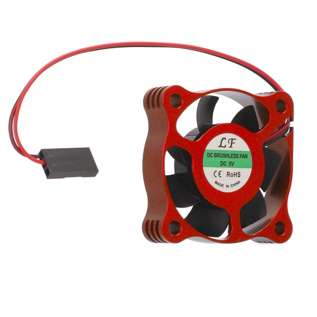 Ventilador De Refrigeración RC ESC, Potente Ventilador De Refrigeración De Motor Compacto, Reemplazo De Estructura Firme Y Liviana, Disipación De Calor Rápida Para 1/10 1/12 Amonsee No