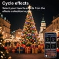 thumbnail image 5 of GLUAAE 33ft 100LED Smart Fairy Lights - RGB Color Changing String Lights with APP & Remote Control, IP65 Waterproof USB Lights for Indoor/Outdoor Christmas, Wedding, Party Decor, 5 of 8