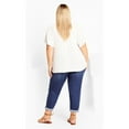 thumbnail image 2 of Avenue Women's Plus Size Gemma Emb Top, 2 of 2