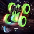 thumbnail image 3 of JoyStone RC Car Remote Control Stunt Car, 4WD Monster Truck Double Sided Rotating Tumbling - 2.4GHz High Speed Rock Crawler Car Vehicle Toys for Boys, Green, 3 of 10