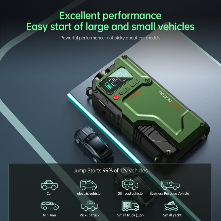 small battery booster box Amazon.com: Scosche PBJ2000 Portable Car Battery Jump Starter, 12V Jump Box,  2000A Battery Booster, Jumper Cables Kit for Car (8.0L Gasoline/7.0L Diesel  Engines) 30W Fast Charge Power Pack & Charger w/LED Light : main image 1
