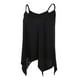 thumbnail image 4 of De Para Mujer Tops Con Tirantes Finos Camisetas Sin Mangas Cuello En V Plisado Camisola Negro 3XL Macarena tirante de espagueti sin mangas, 4 of 8