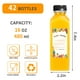 thumbnail image 2 of Botellas de plástico para jugo Moretoes 16 oz/500 ml con tapas x42, 2 of 7