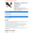thumbnail image 2 of TPMS Valve Kit - Compatible with 2015 - 2019 Kia Sedona 2016 2017 2018, 2 of 2