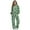 Green Leopard, variant on Otter Shamrock Rainbow Coin Print Women's Sweatsuits 2 Piece Outfit Fall Fashion Lounge Sets Long Sleeve Sweatshirt Wide Leg Sweatpants for St. Patrick’s Day Tracksuit, Large