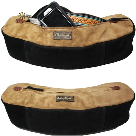 Horse Horse Suede Leather Saddle Cantle Trail Riding Bag Brown 102AA29 price history on PriceWatchPro