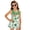 Patterned Shamrock Print, variant on Uourmeti St. Patrick's Day Shiba Inu Print Girls Skirted One Piece Swimsuit - Quick Dry Stretch Swim Dress for Beach Pool Vacation