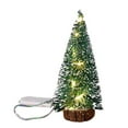 thumbnail image 5 of LED Mini Christmas Tree, Bottle Brush Tree, Small Pine Tree with Wooden Bases for Xmas Holiday Party Home Tabletop Tree Decor, 5 of 10