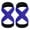 Blue, variant on Lifetechs 1 Pair Figure 8 Lifting Strap Men Women Anti-Slip Padded Weightlifting Grip Band Bodybuilding Powerlifting Strength Training Home Gym Deadlifts Wrist Strap