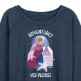 thumbnail image 3 of Frozen - Winter - Adventure? Yes Please! - Women's Lightweight French Terry Long Sleeve Shirt, 3 of 5