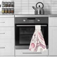 thumbnail image 6 of Hanging Towels 1 Pcs, Dish Towels Paris Symbols Absorbent Hand Towels with Hanging Loop Washcloth for Bathroom Kitchen, 6 of 6