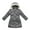 Graphite, variant on Richie House Winter Kids Girls Padded Coat Faux Fur Hood Jacket Vest 4-11T RH5870