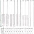 thumbnail image 3 of Pakyozj Bottle Cleaning Brushes, 8 Inch Nylon Tube Brush Set, Cleaner for Narrow Neck Bottles Cups with Hook, Set of 13pcs, 3 of 7