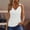 White, variant on Women Casual Sleeveless Solid Color Tank Tops Summer Sleeveless Neck Flower Slim Fitted Tee Shirts Metallic Top Women Muscle Women 4x Women Clothes Active Tops Women 3 Tall Women Dress Shirt