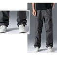 thumbnail image 6 of Dxzfnsa Mens Cargo Work Pants Durable Ripstop Tactical Pants with Pockets Outdoor Water Resistant Hiking Woking Construction Pants Mens Sweatpants(Gray-4XL), 6 of 9