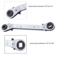 thumbnail image 3 of BUYISI Wrench Air Conditioning Refrigeration Valve Tool Professional Quality Ratchet Wrench for HVAC/Refrigeration Service Set B, 3 of 9