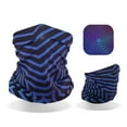 thumbnail image 5 of ZQUUVOU Men's and Women's Printed Neck Gaiter Washable Balaclava Sun Protection Bandana Scarf Mask Hiking Fishing Face Mask Dark Blue B, 5 of 5