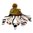 thumbnail image 4 of Sombrero tejido a mano perfecl Sombrero de pulpo para adulto Verde, 4 of 8