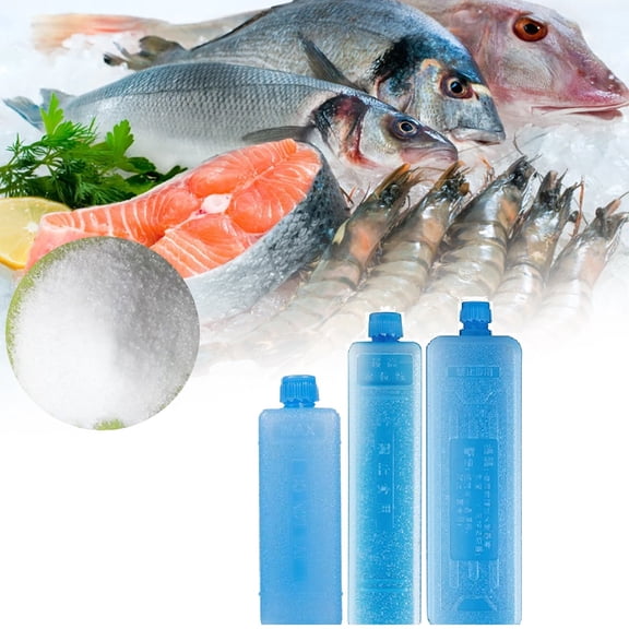 EaseDay Reusable Ice Packs for Cooler, Portable Freezer Packs for Food Storage and Outdoor Camping, Slim Lightweight Cold Packs with Secure Lids, 1 Pack