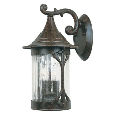 Designers Fountain Outdoor 20921-CHN Canyon Lake Wall Lantern