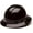 Black, variant on Pyramex Ridgeline Full Brim Vented Hard Hat 4 Point Ratchet Suspension